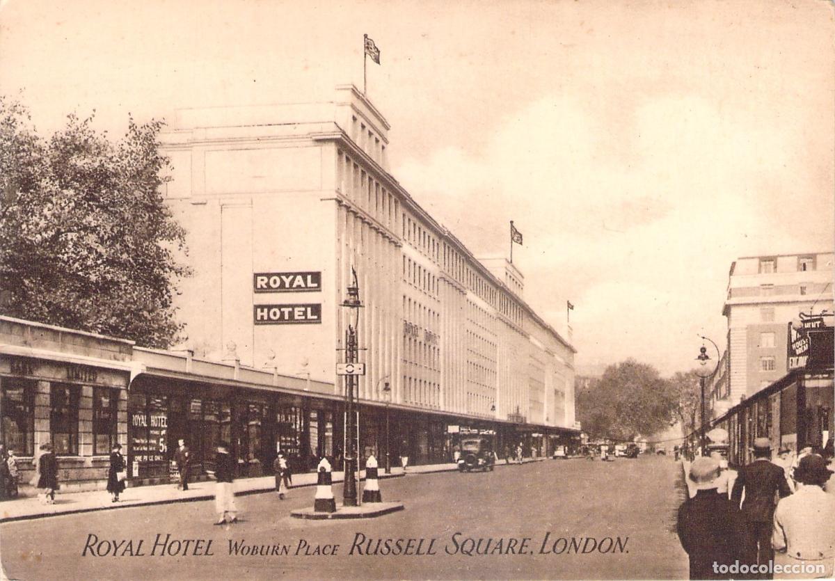 Postales: Postal Royal Hotel Woburn Place Russell Square Londres