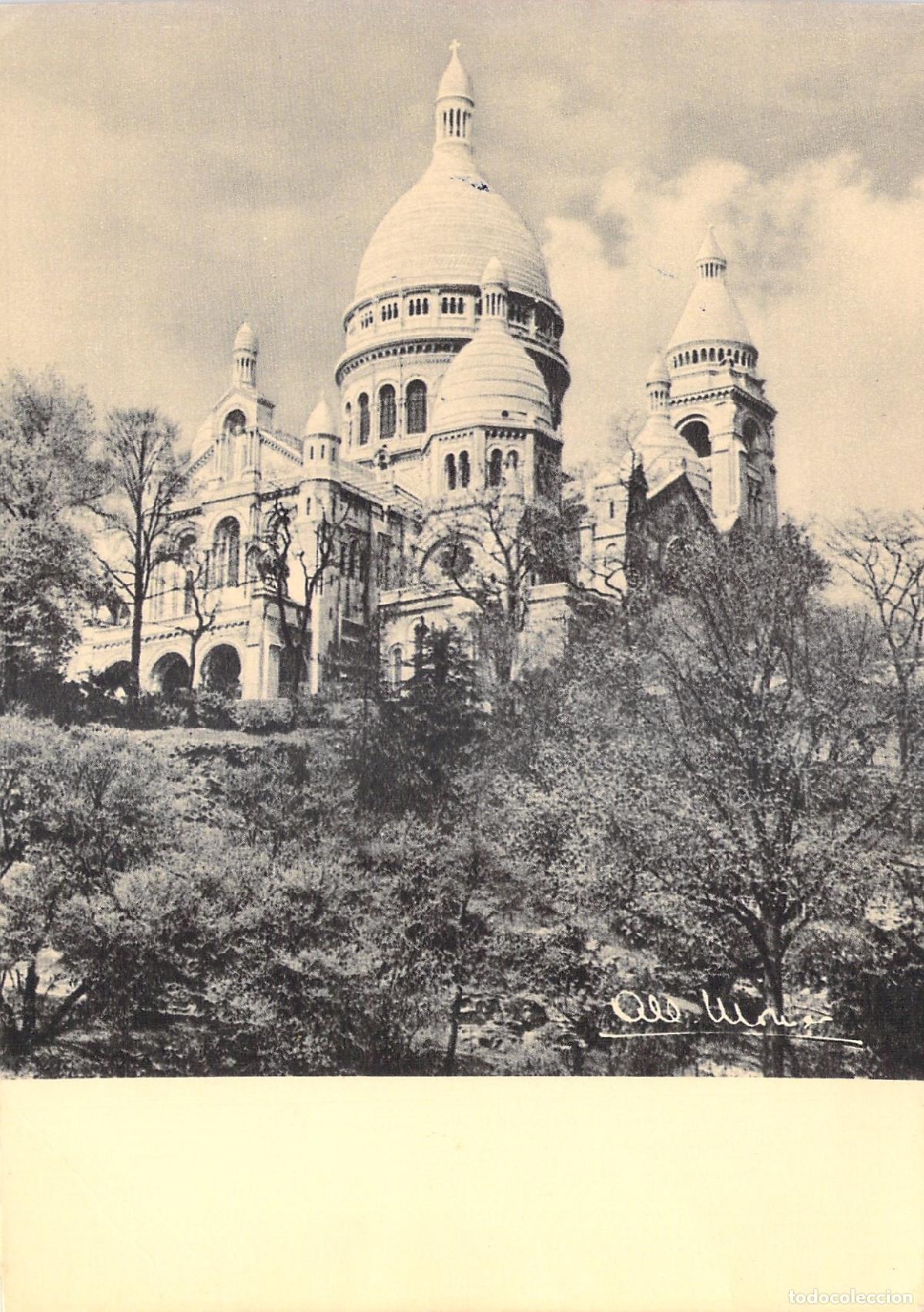 Postales: Postal de la Bas&iacute;lica del Sacr&eacute;-C&oelig;ur de Montmartre, Par&iacute;s