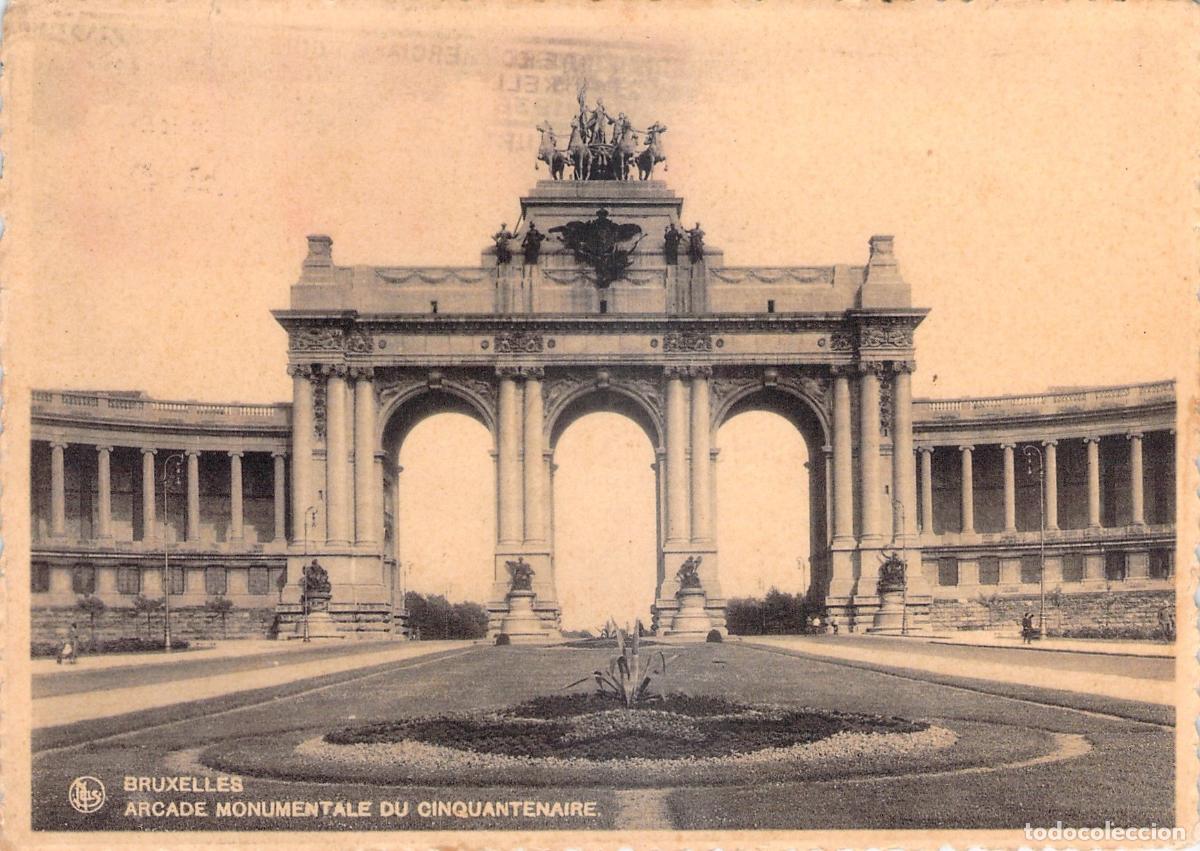 Postales: Postal de la Arcada Monumental del Cincuentenario en Bruselas