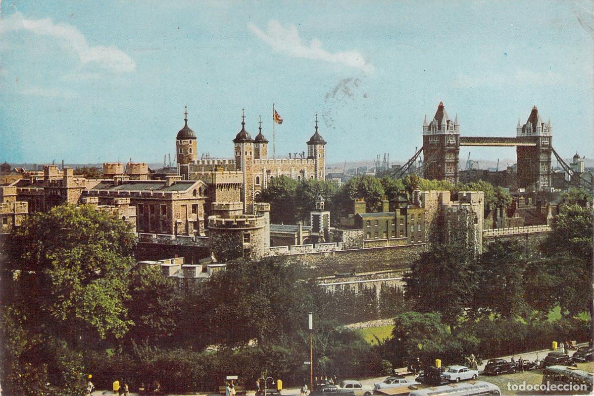 Postales: Postal de la Torre de Londres y el Puente de la Torre
