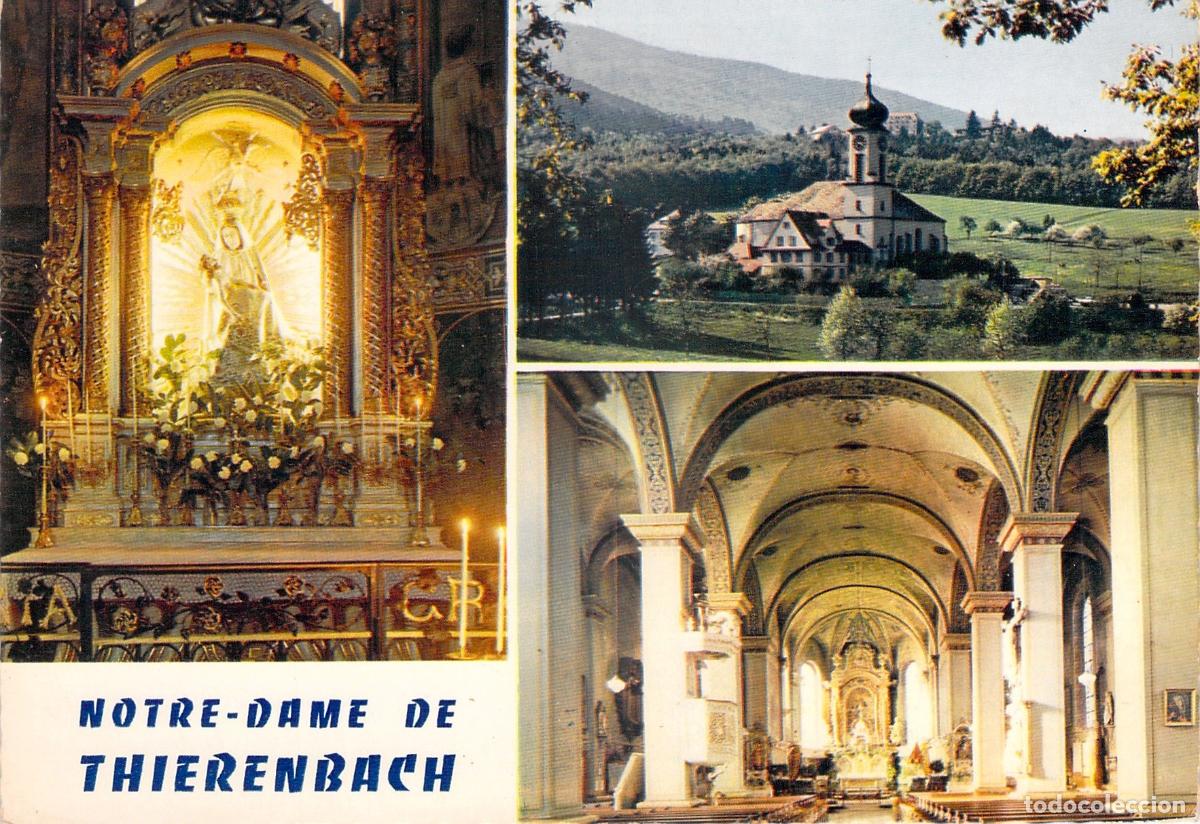 Postales: Postal Multivista de la Bas&iacute;lica de Notre-Dame de Thierenbach