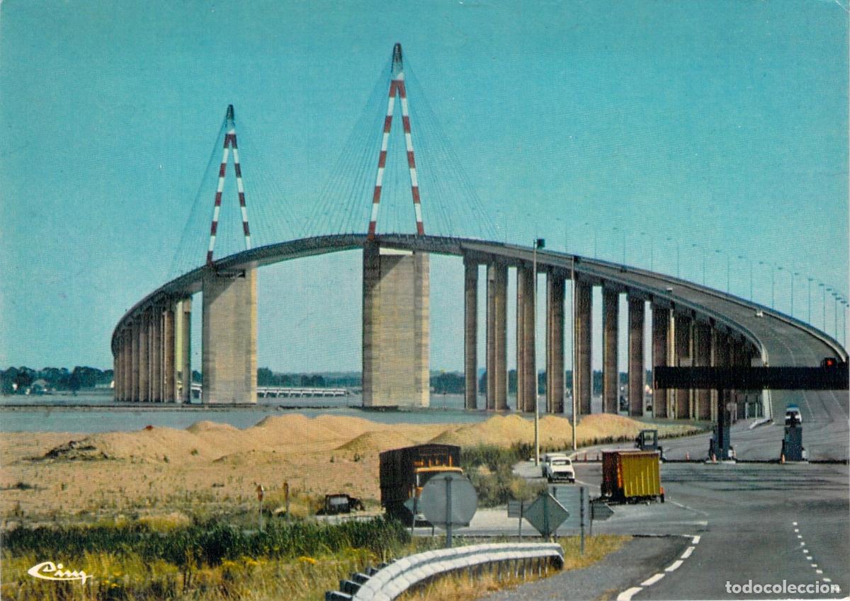 Postales: Postal Puente de Saint-Nazaire - St-Brevin, Francia