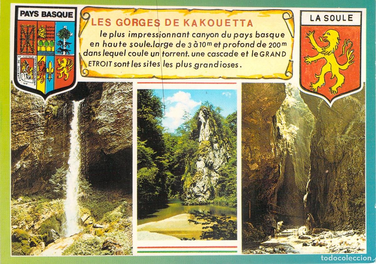 Postales: Postal Gorges de Kakouetta Ca&ntilde;&oacute;n del Pa&iacute;s Vasco La Soule Francia