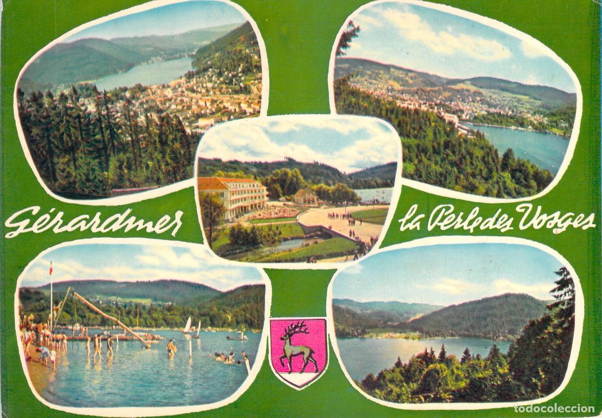 Postales: Postal de G&eacute;rardmer La Perle des Vosges Francia Multivista