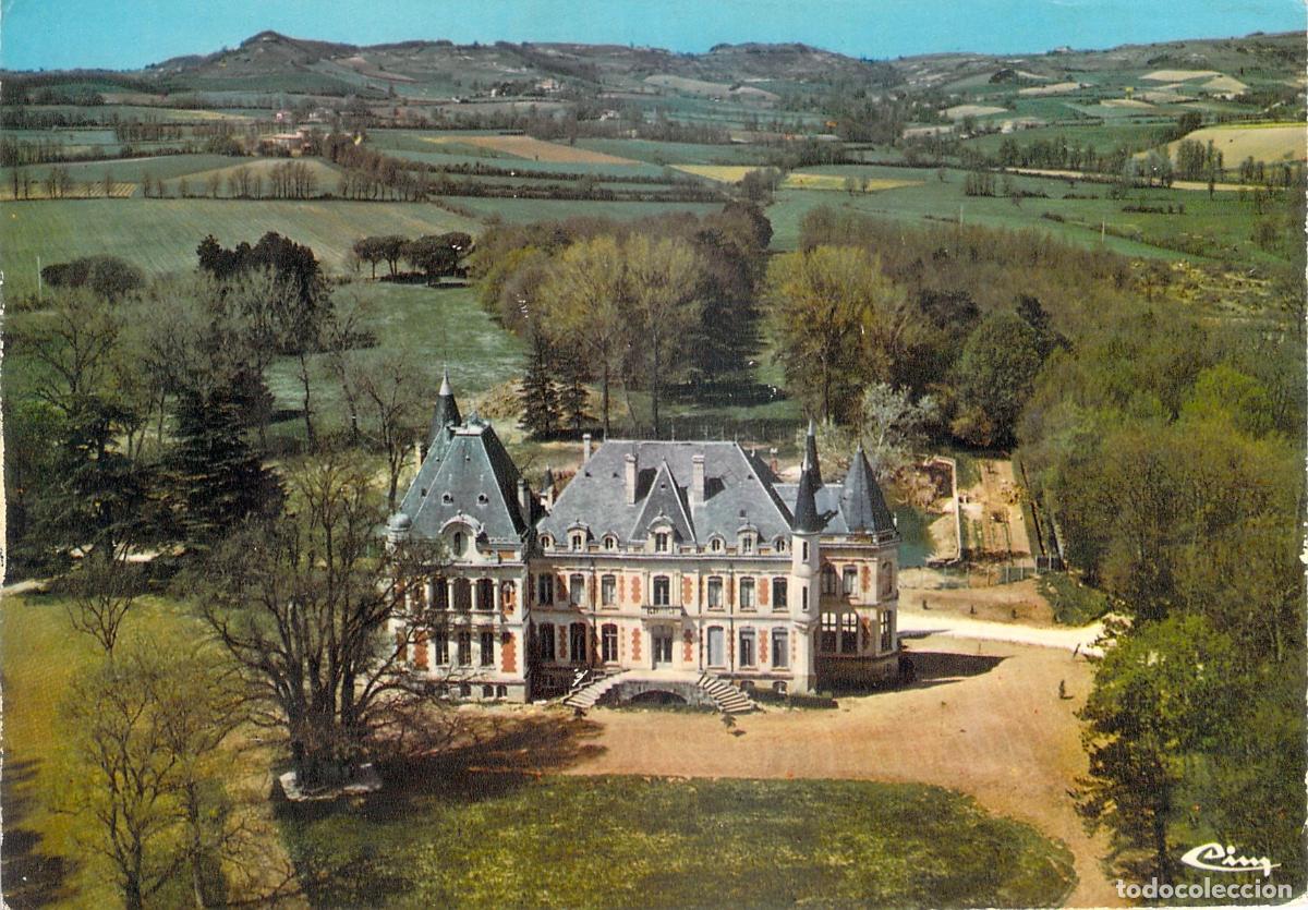 Postales: Postal de Lautrec Vista A&eacute;rea Ch&acirc;teau des Ormes Tarn Francia