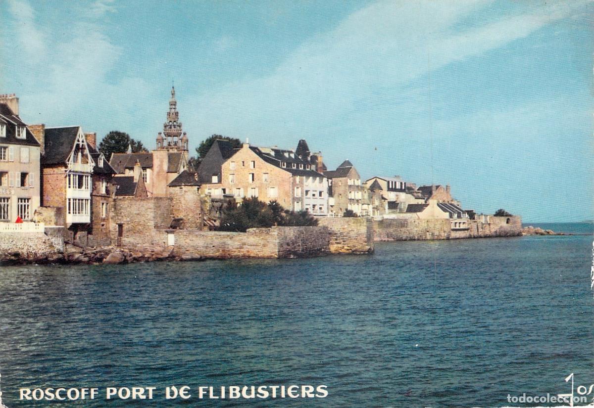 Postales: Postal de Roscoff, Puerto de los Filibusteros, Breta&ntilde;a, Francia