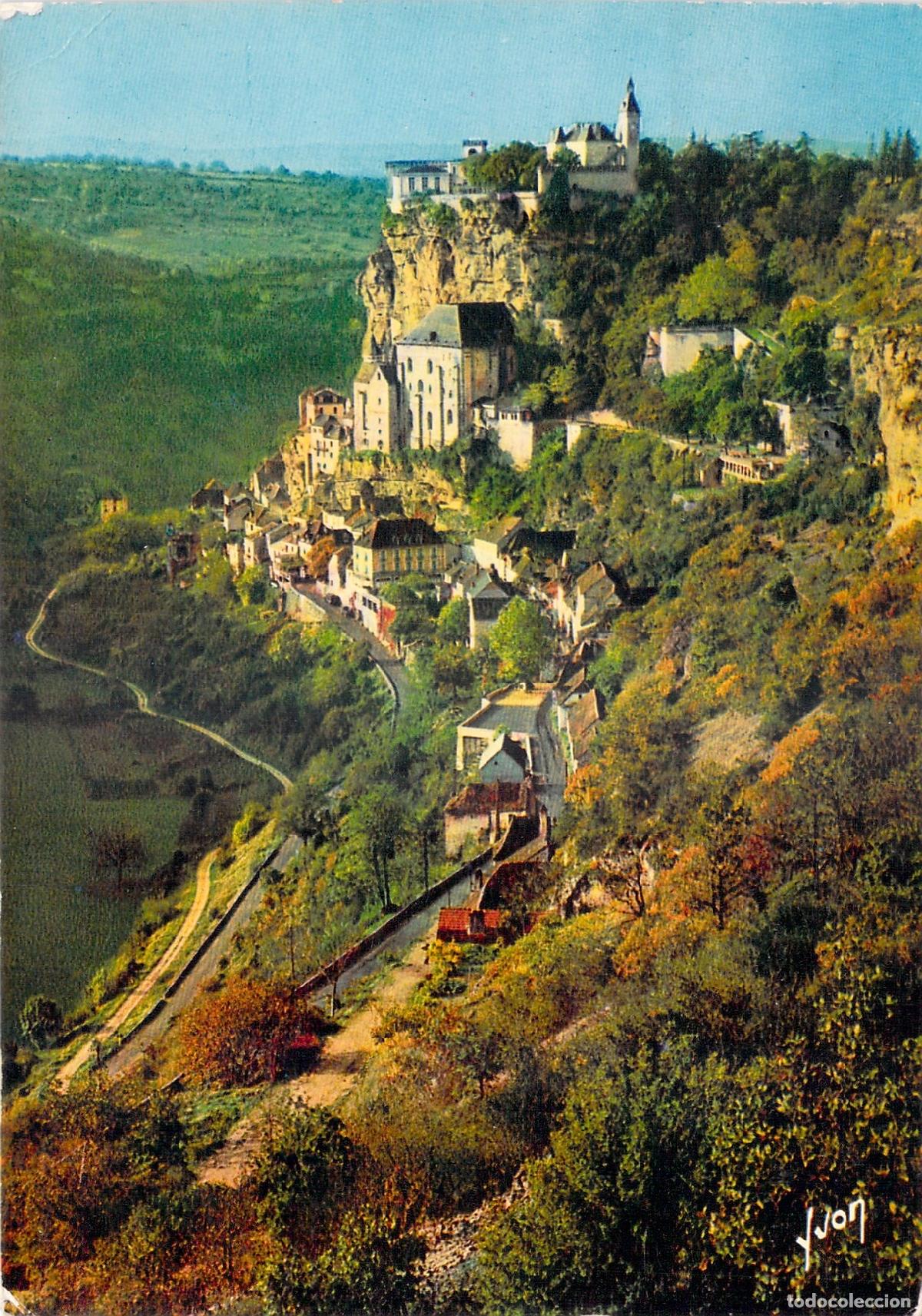 Postales: Postal de Rocamadour, Vista de la Valle desde l'Hospitalet