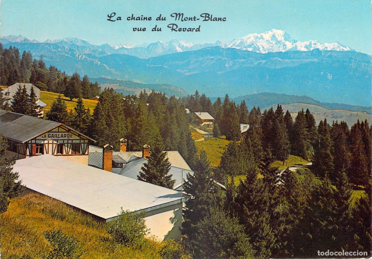 Postales: Postal de Le Mont Revard con Vista al Mont Blanc, Saboya