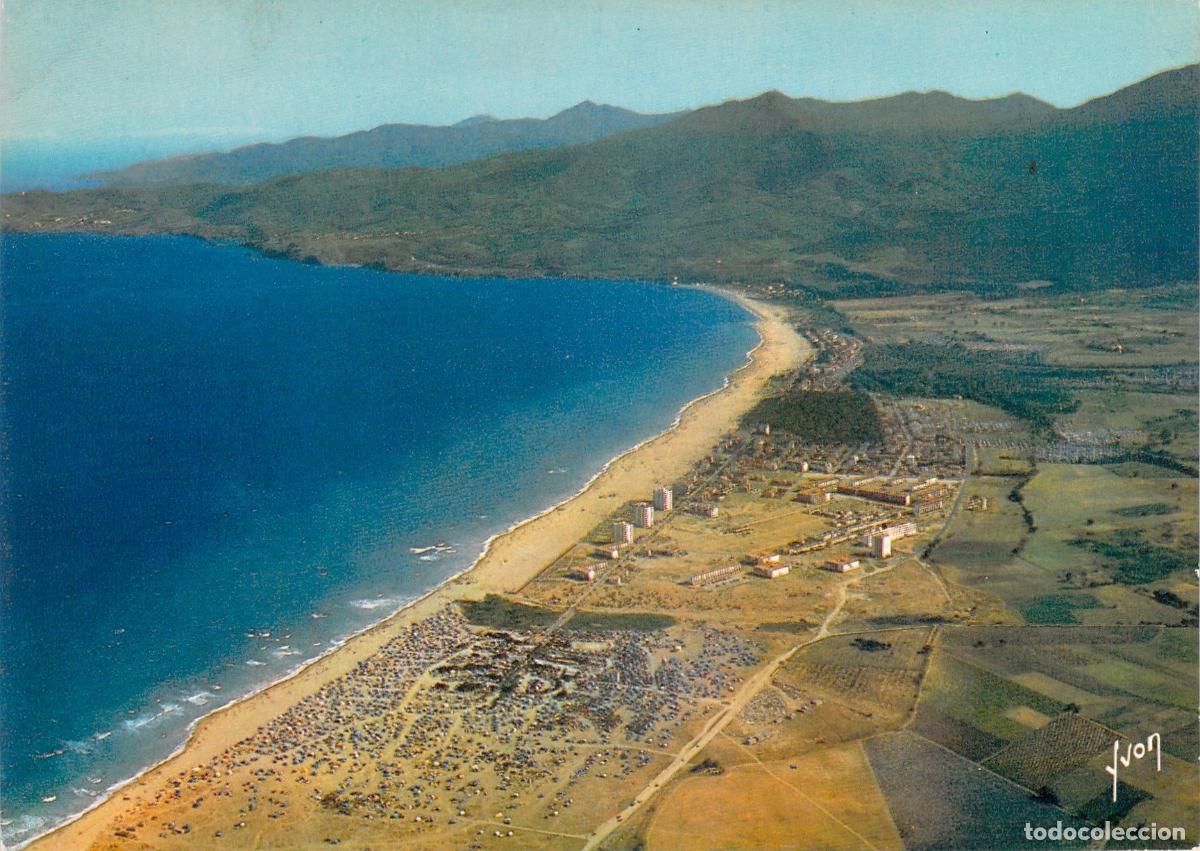 Postales: Postal de Vista A&eacute;rea de Argel&egrave;s-sur-Mer y su Playa