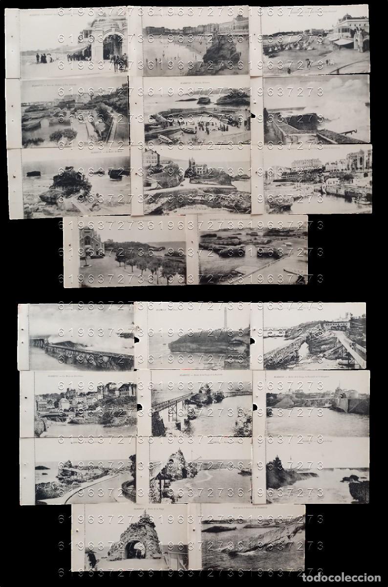 Cartes Postales: 22 POSTALES BIARRITZ MUY ANTIGUAS U78