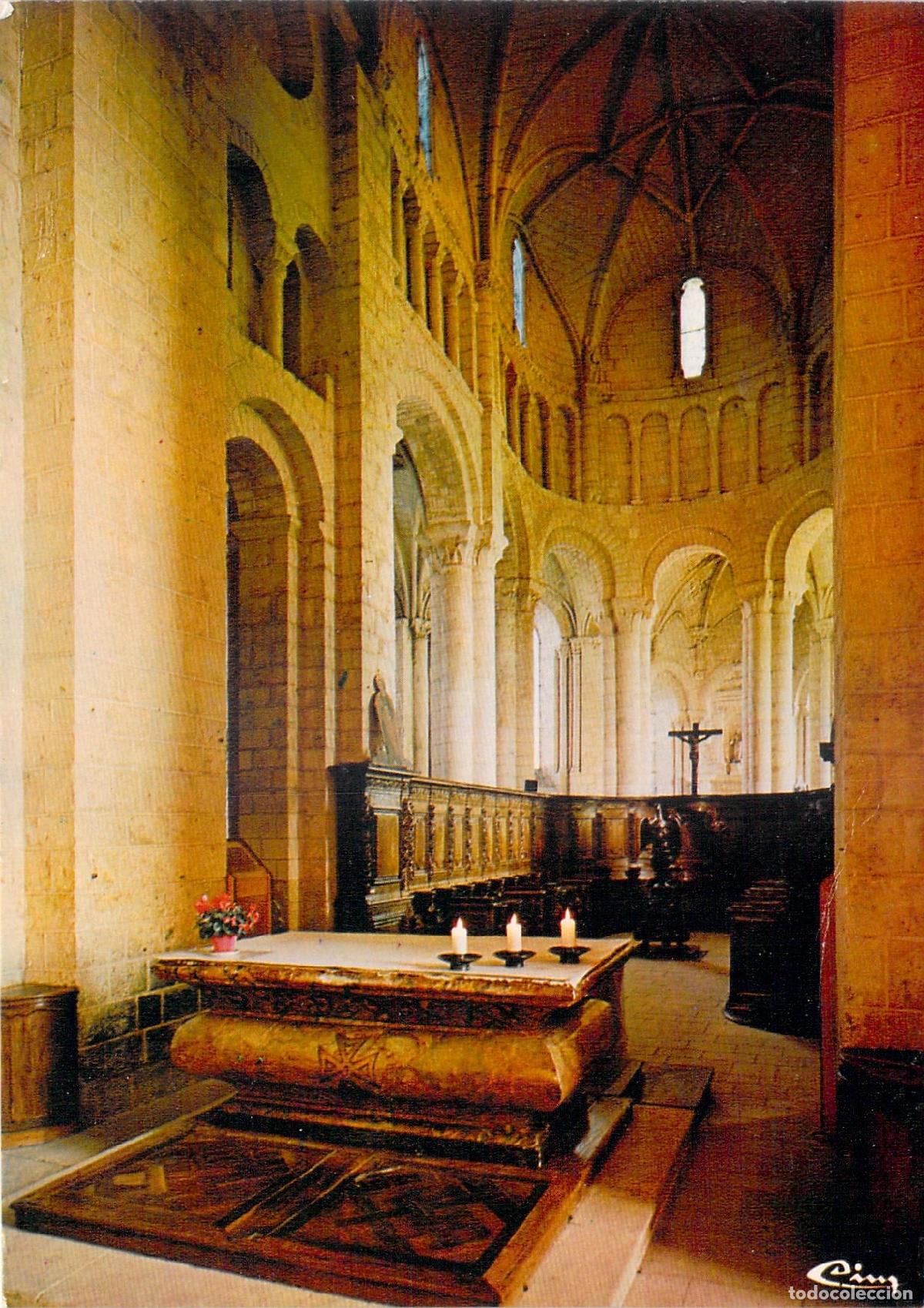 Postales: Postal Iglesia Abacial de Saint-Jouin-de-Marnes El Coro