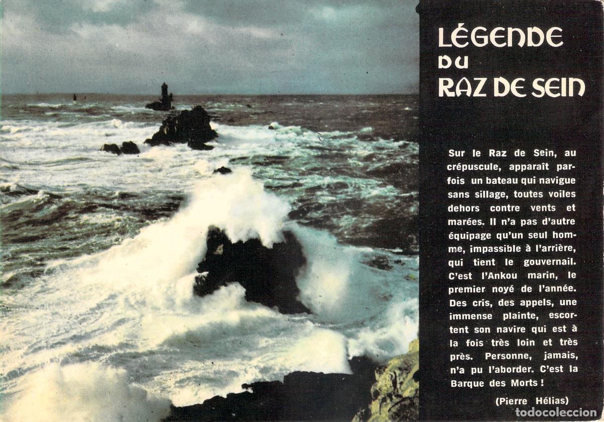 Postcards: Postal de la Pointe du Raz y la Leyenda del Raz de Sein, Breta&ntilde;a