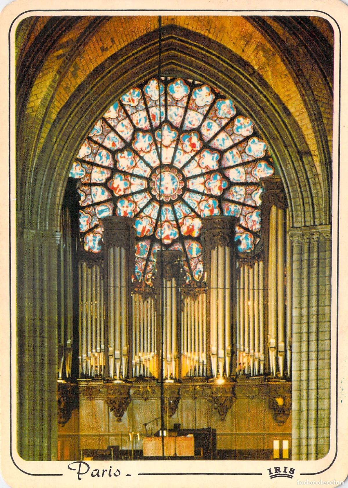 Cartes Postales: Postal de Par&iacute;s Catedral de Notre-Dame y los Grandes &Oacute;rganos