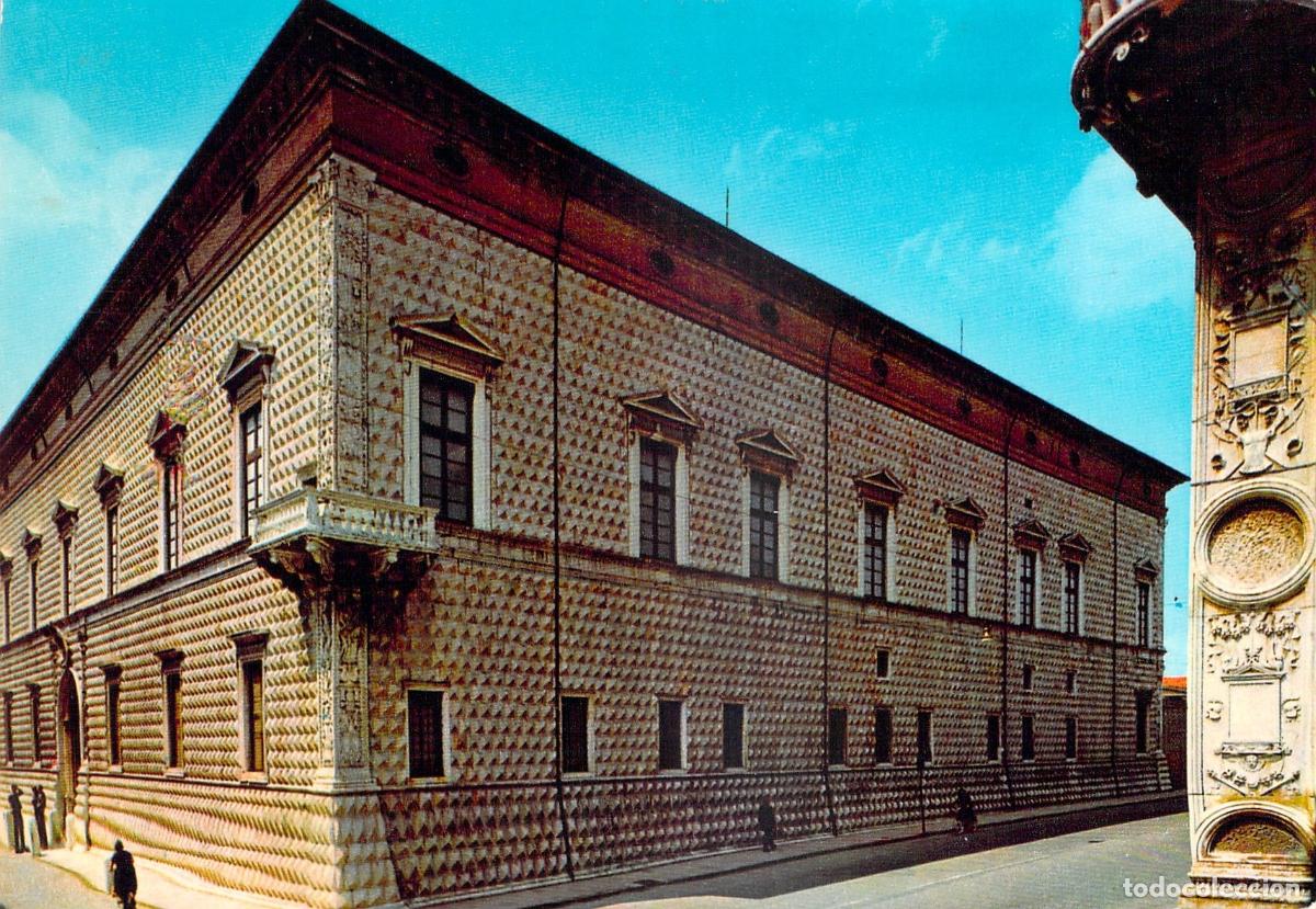 Postais: Postal del Palazzo dei Diamanti en Ferrara, Italia