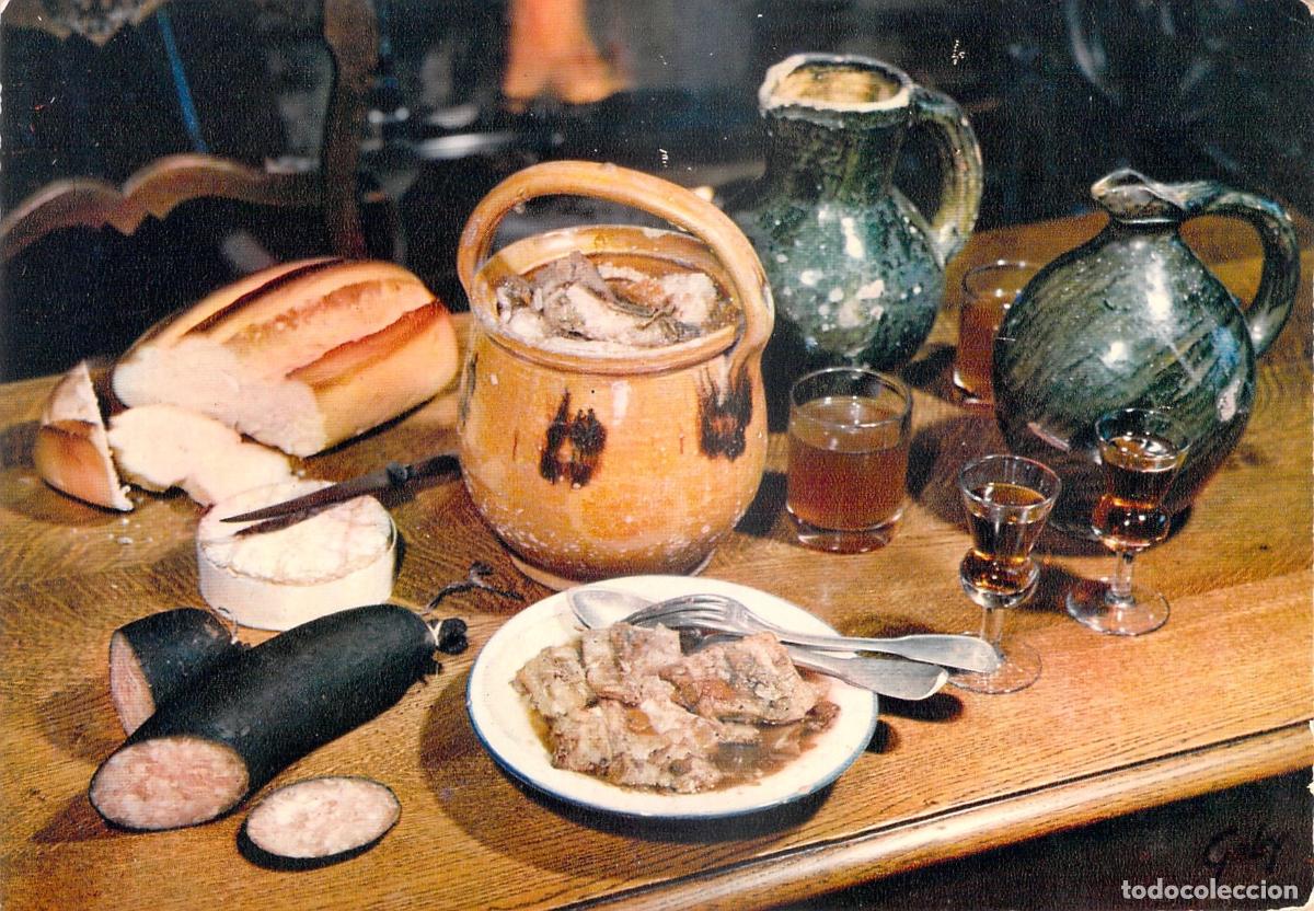 Postales: Postal de Mesa Regional Gastron&oacute;mica de Normand&iacute;a Francia