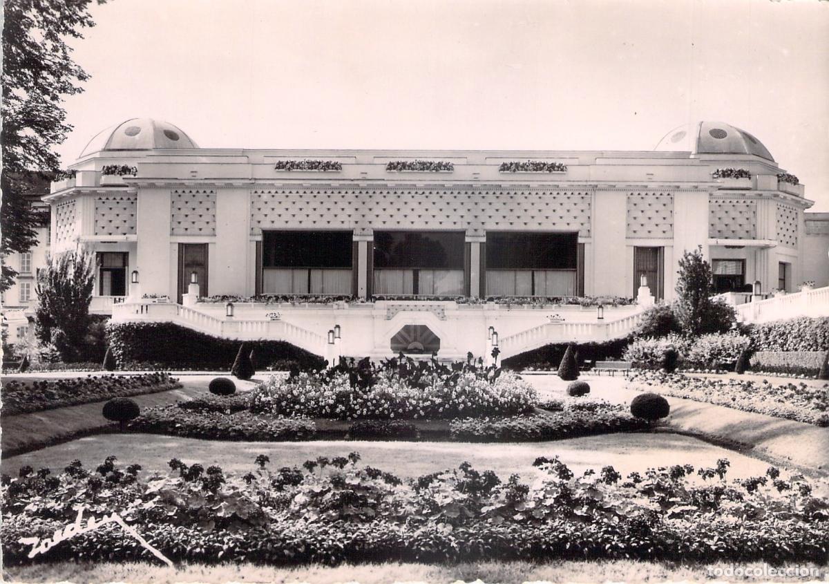 Postales: Postal del Casino de Vittel y sus Jardines, Francia