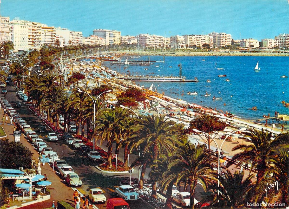 Postales: Postal de Cannes: El Famoso Paseo de La Croisette