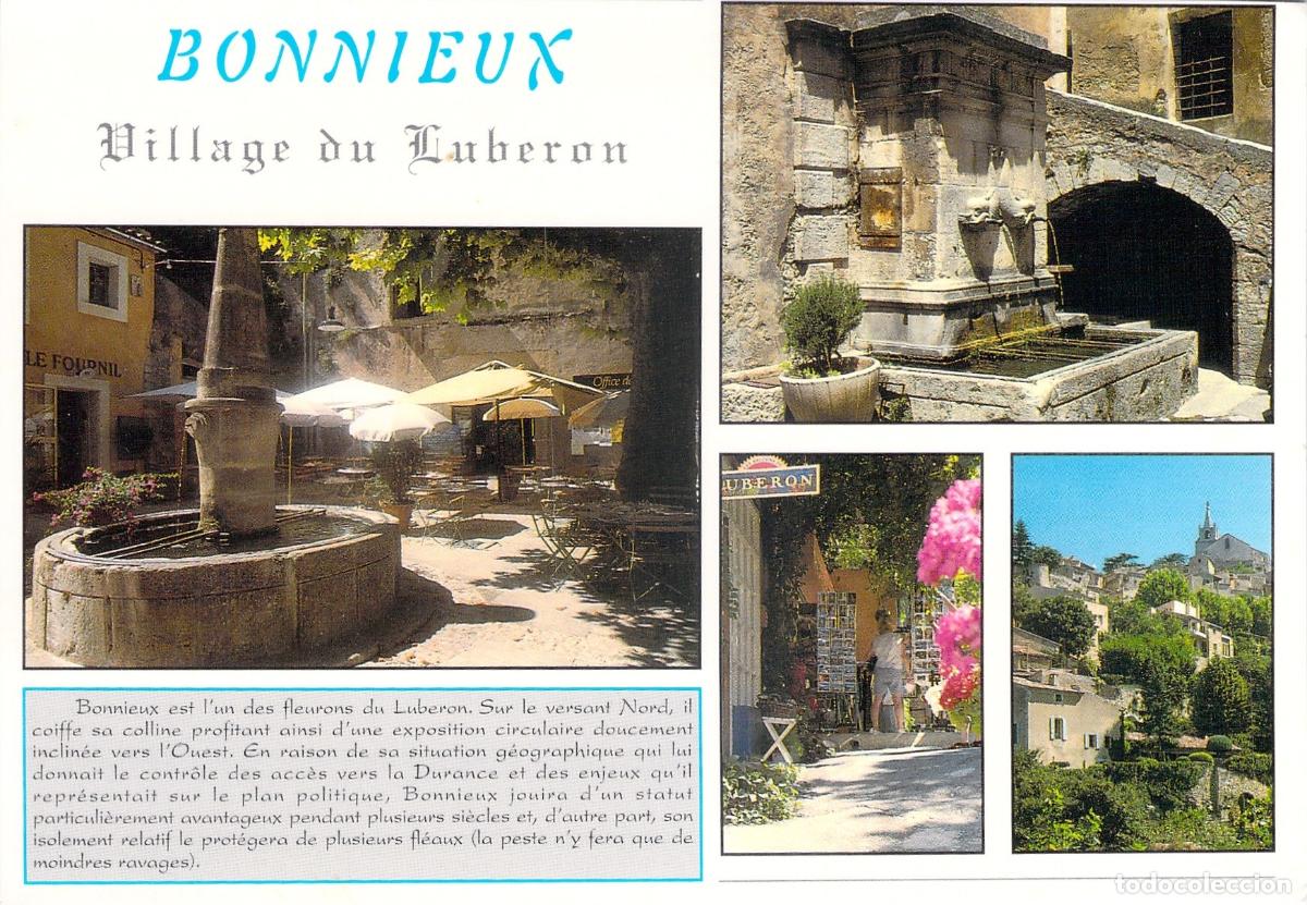 Postales: Postal Multivista de Bonnieux, Pueblo del Luberon