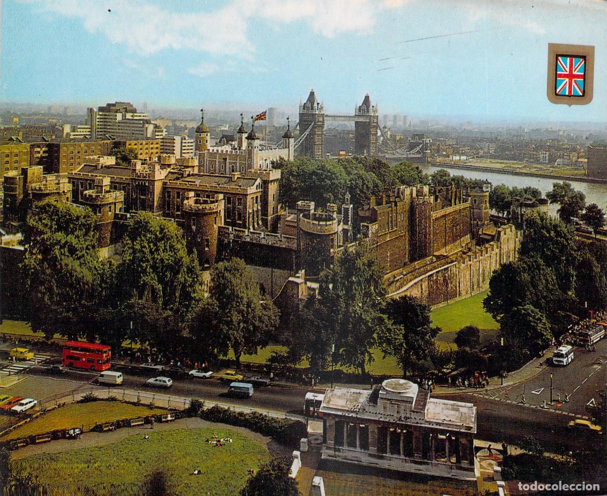 Postales: Postal de la Torre de Londres y el Puente de la Torre
