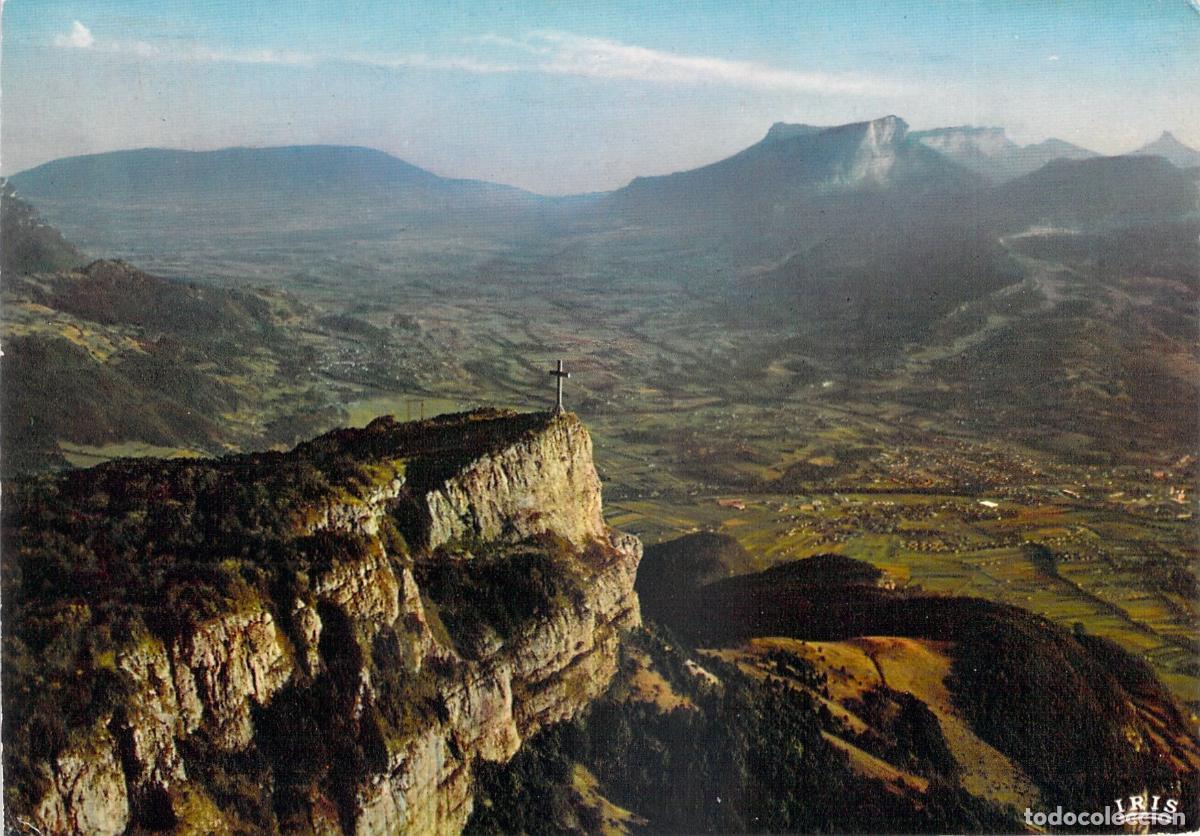 Postales: Postal de Chamb&eacute;ry: Cruz del Nivolet y Monte Granier, Alpes Franceses
