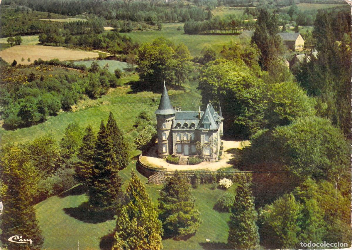 Postales: Postal Castillo de Chastagnol Vista A&eacute;rea Chaumeil