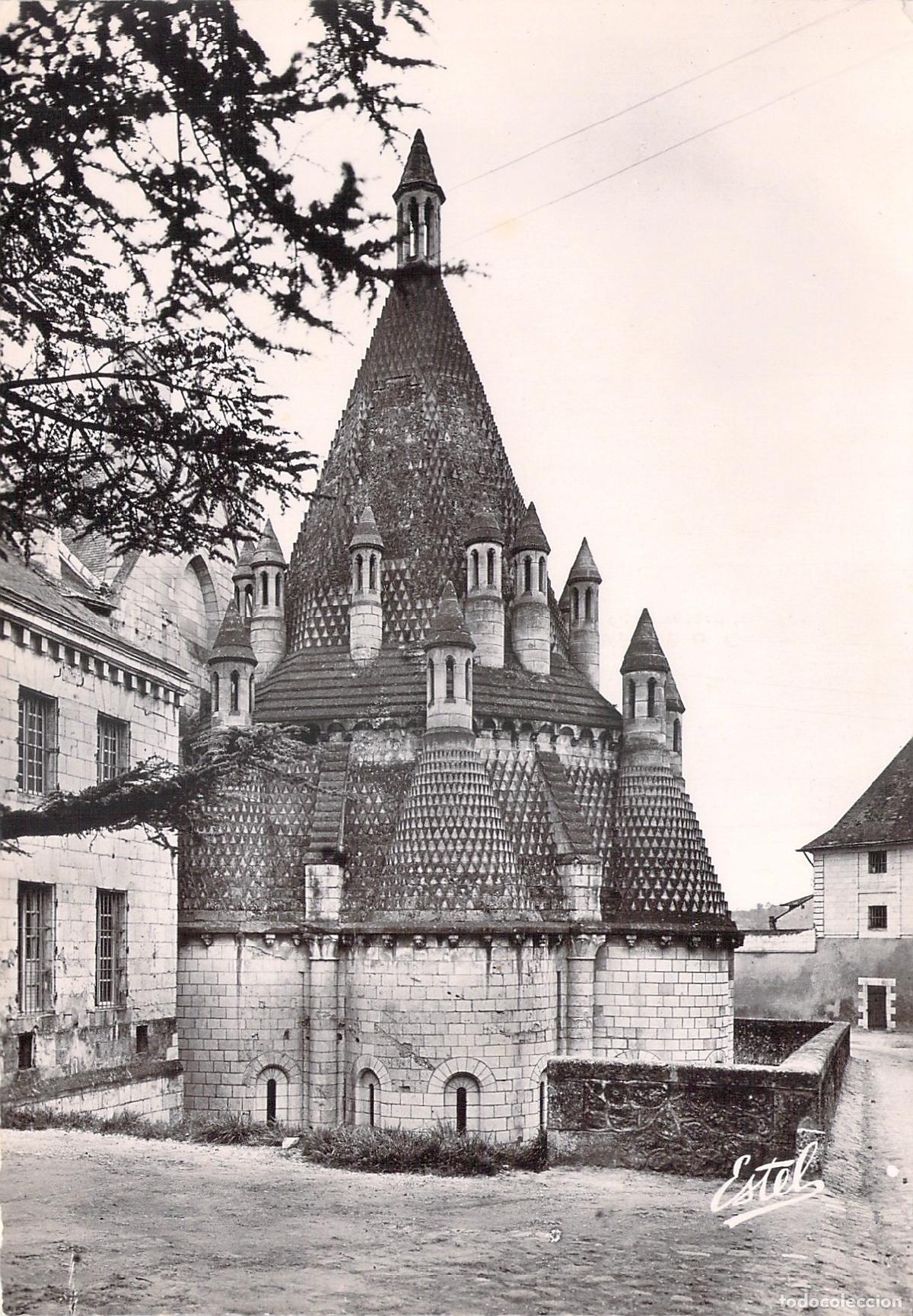 Postales: Postal Abad&iacute;a de Fontevraud Antigua Cocina Rom&aacute;nica Francia