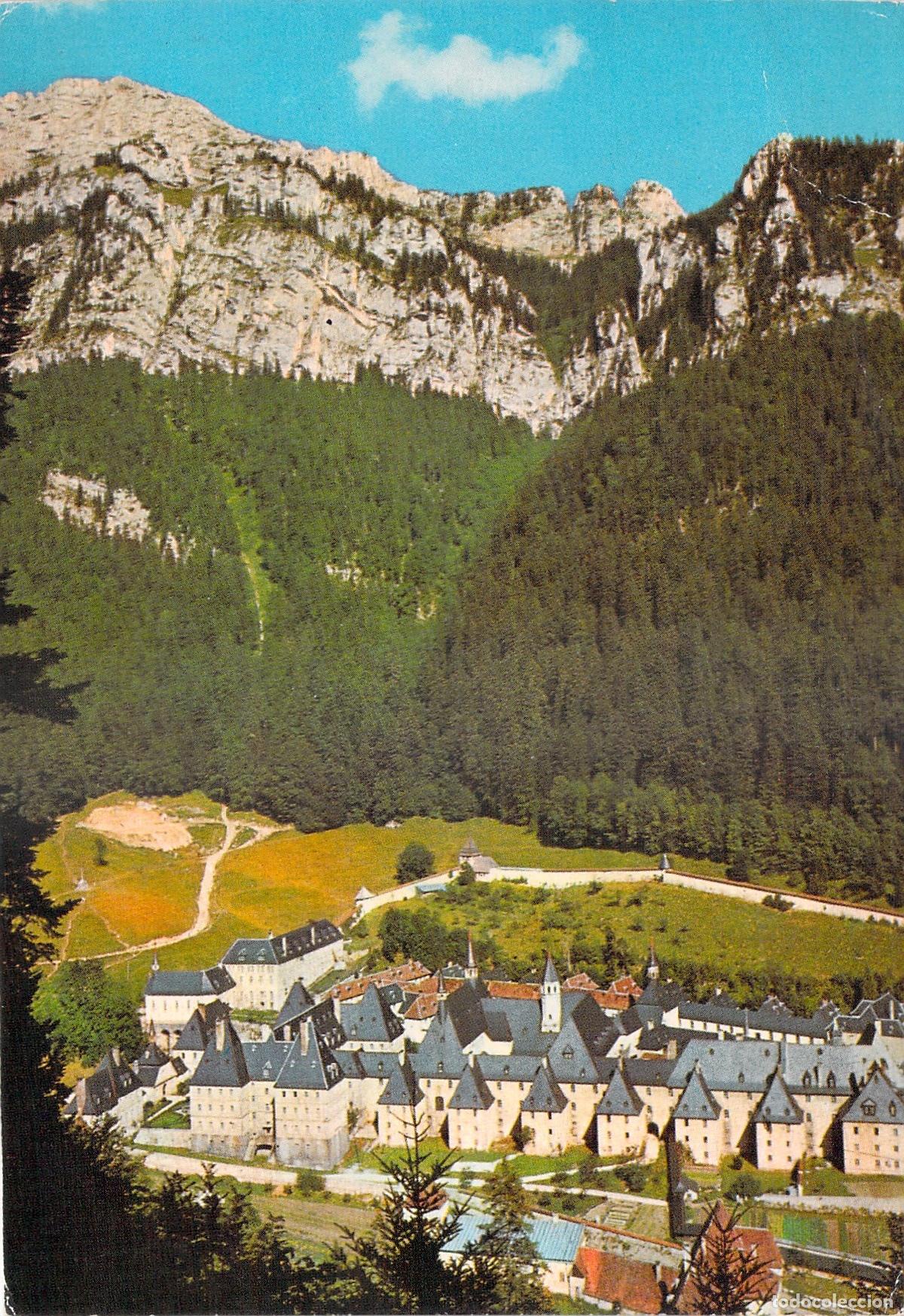 Postales: Postal del Monasterio de la Grande Chartreuse en Francia