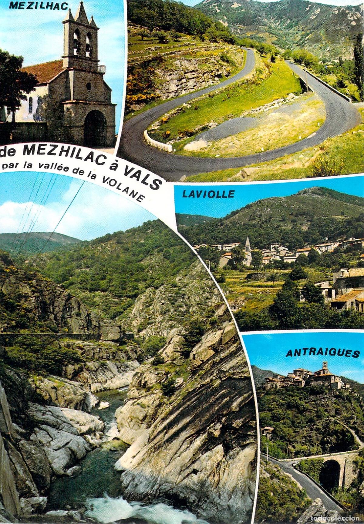 Postales: Postal del Valle de la Volane en Ard&egrave;che, Francia