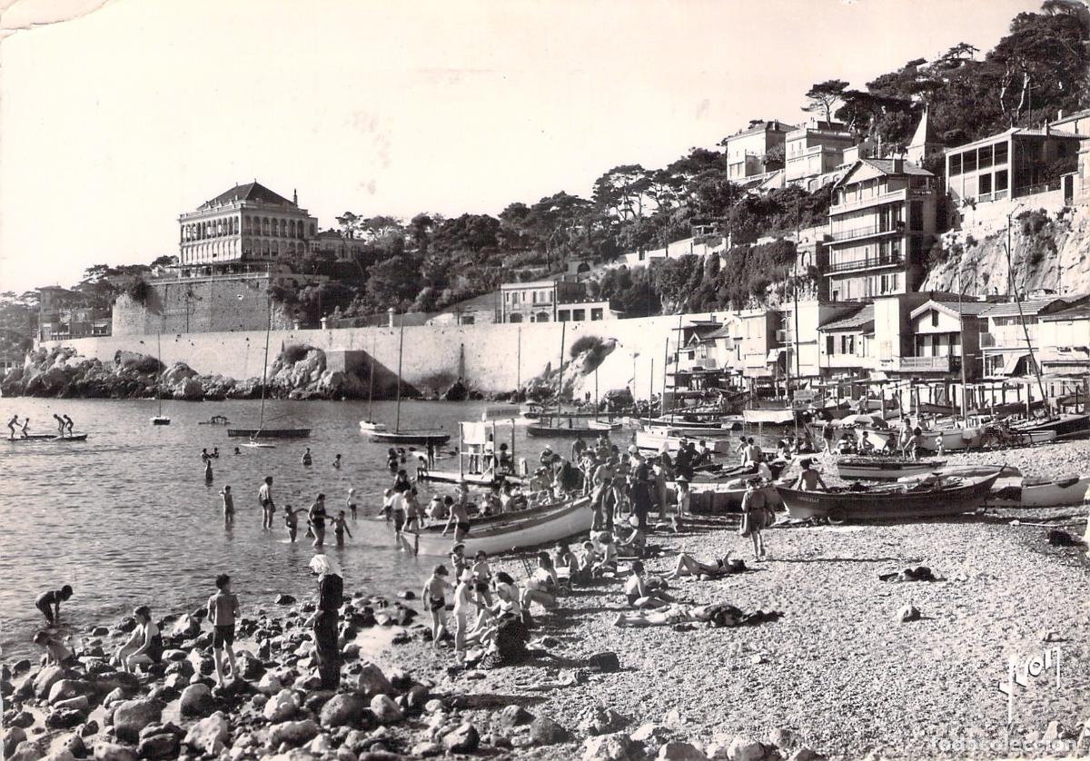 Postales: Postal de Marsella Anse du Proph&egrave;te Playa y Barcos