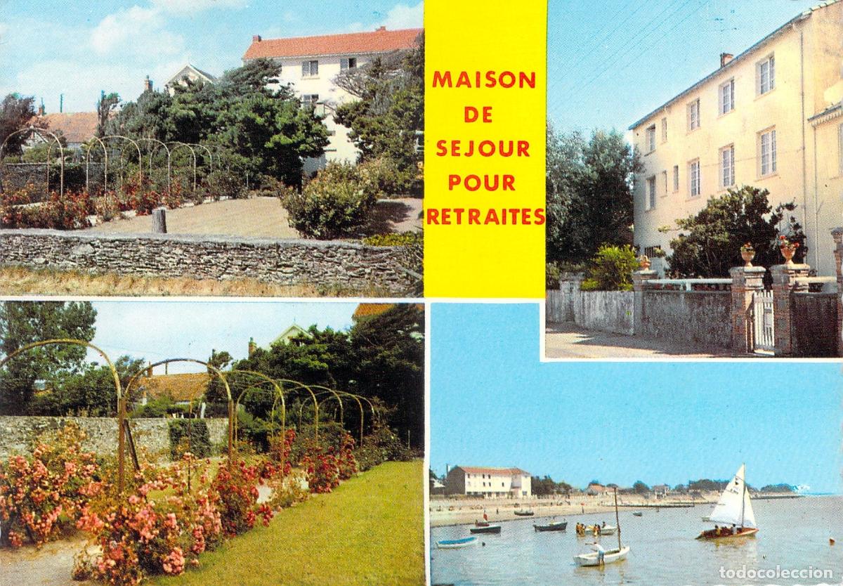Postales: Postal de La Bernerie-en-Retz, Residencia de Retiro y Playa