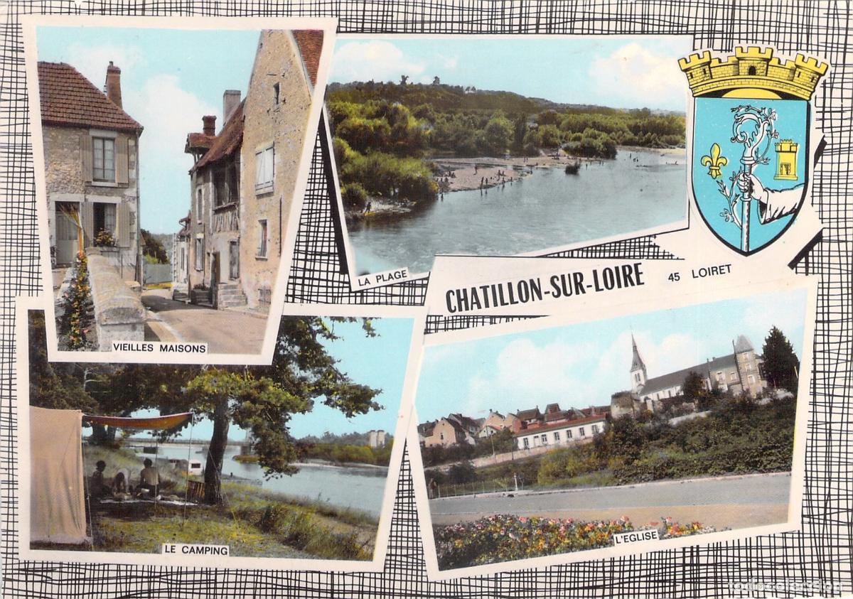 Postales: Postal Multivista de Chatillon-sur-Loire Francia