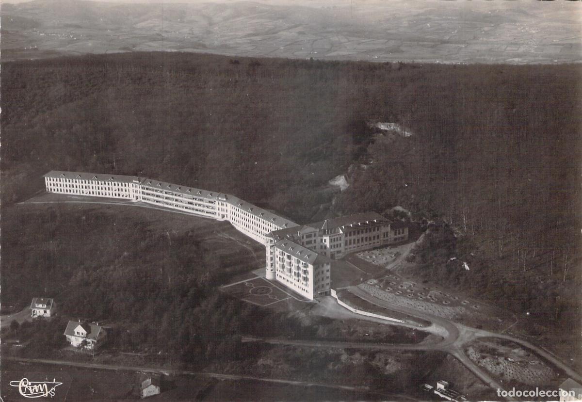 Postales: Postal Vista A&eacute;rea Sanatorio de Bergesserin Sa&ocirc;ne-et-Loire Francia