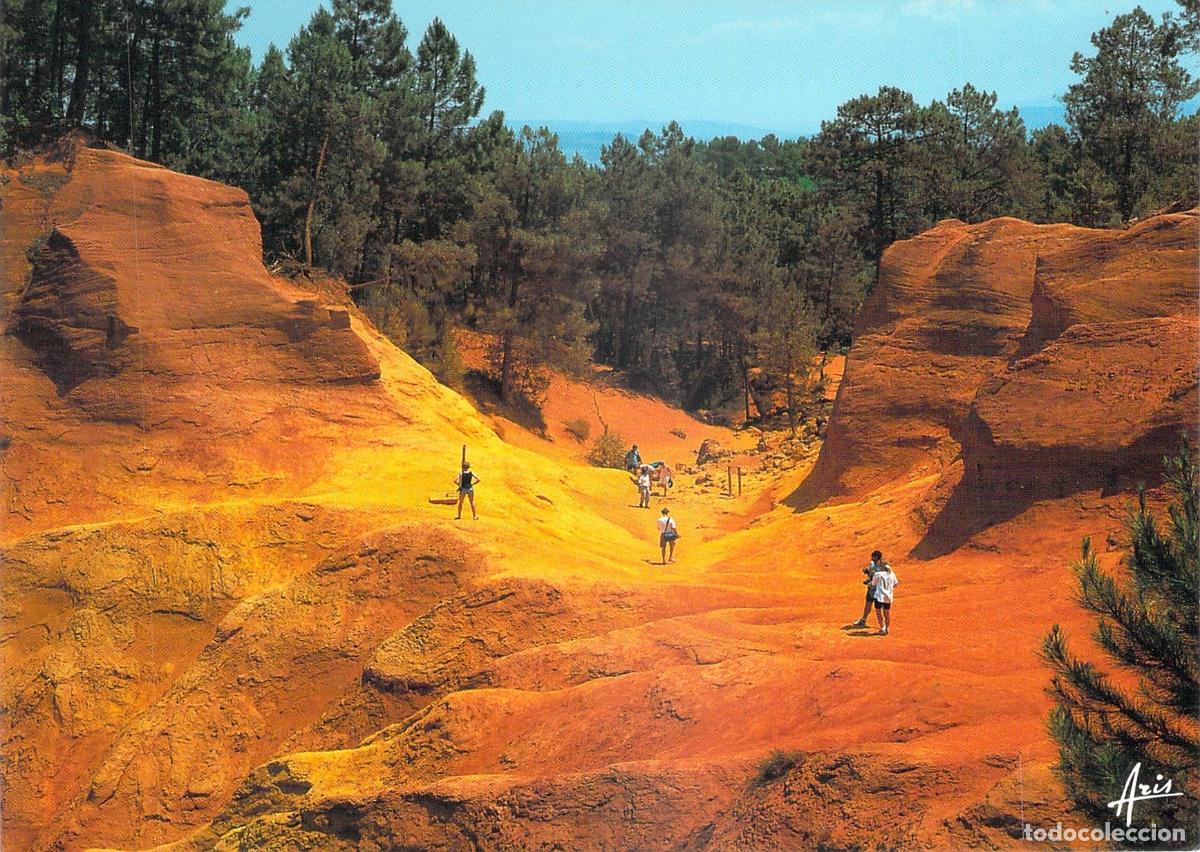 Postales: Postal de Roussillon, Le Chemin des Ocres, Francia