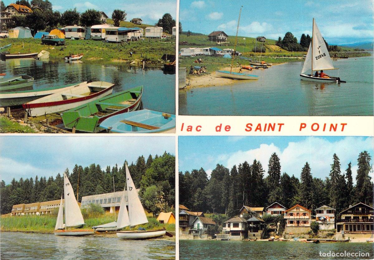 Postales: Postal multiavista del Lago de Saint-Point, Doubs