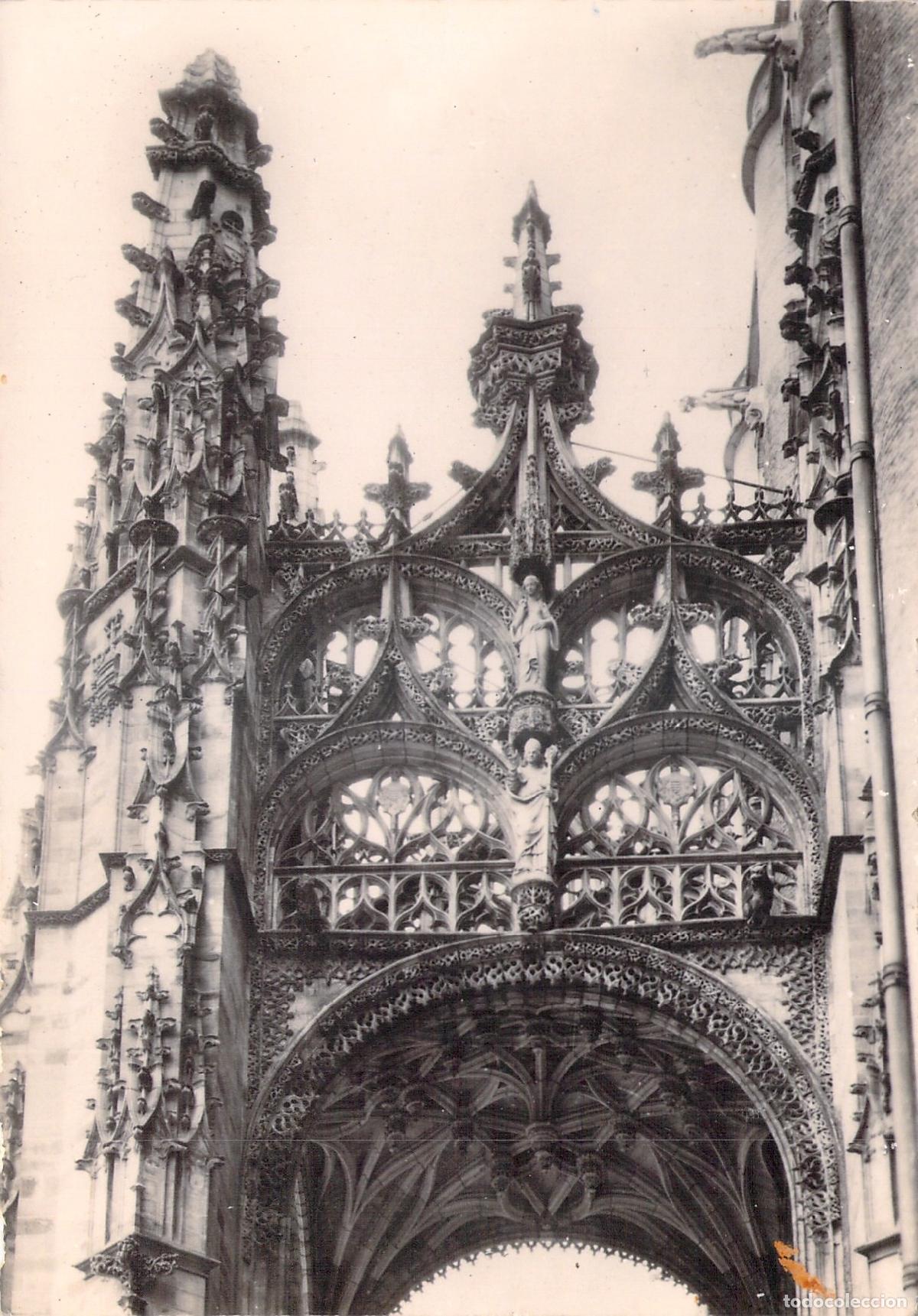 Postales: Postal Albi Bas&iacute;lica de Santa Cecilia Detalle del Baldaquino del Siglo XVI