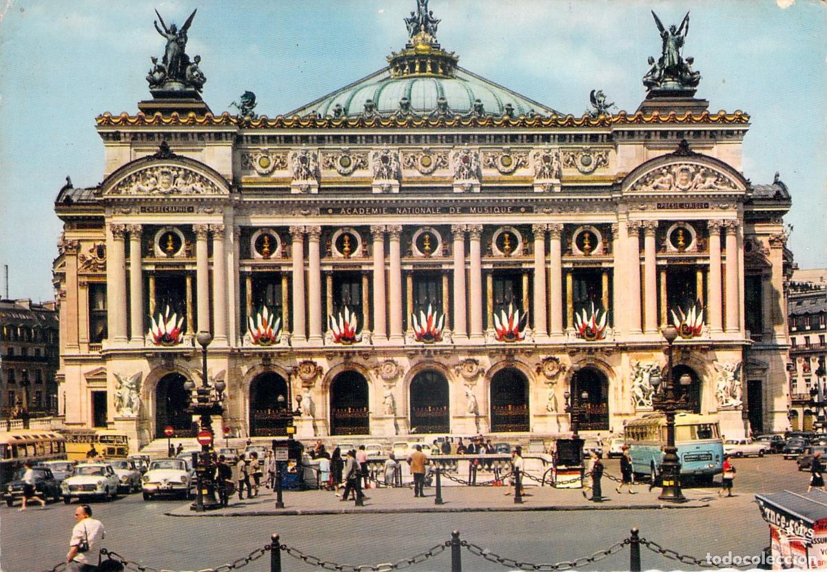 Postales: Postal de la &Oacute;pera de Par&iacute;s Palacio Garnier Francia