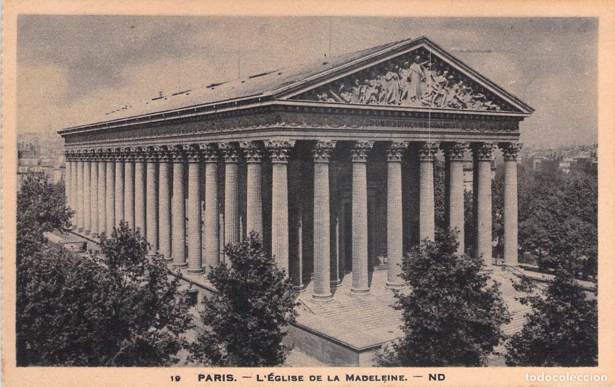 Postcards: Postal de la Iglesia de la Madeleine en Par&iacute;s