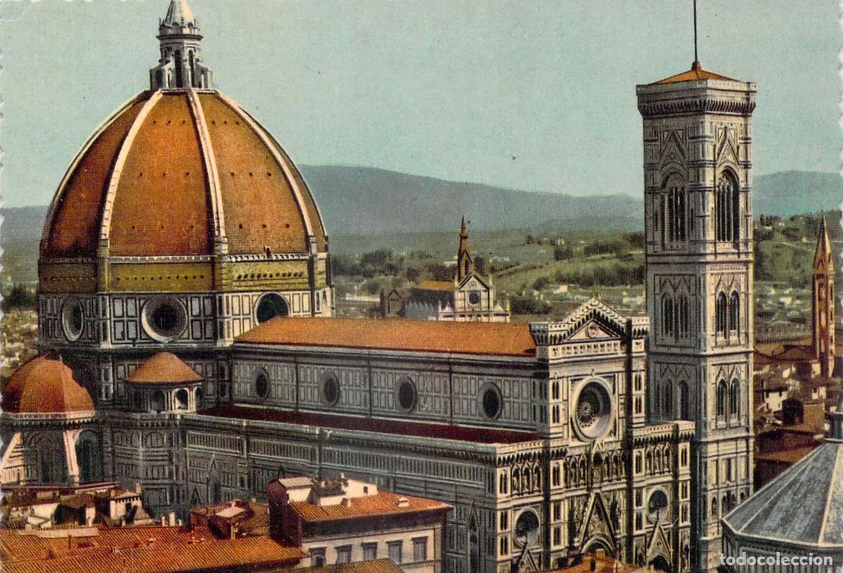 Postales: Postal de Florencia con Vista del Duomo y Campanario de Giotto
