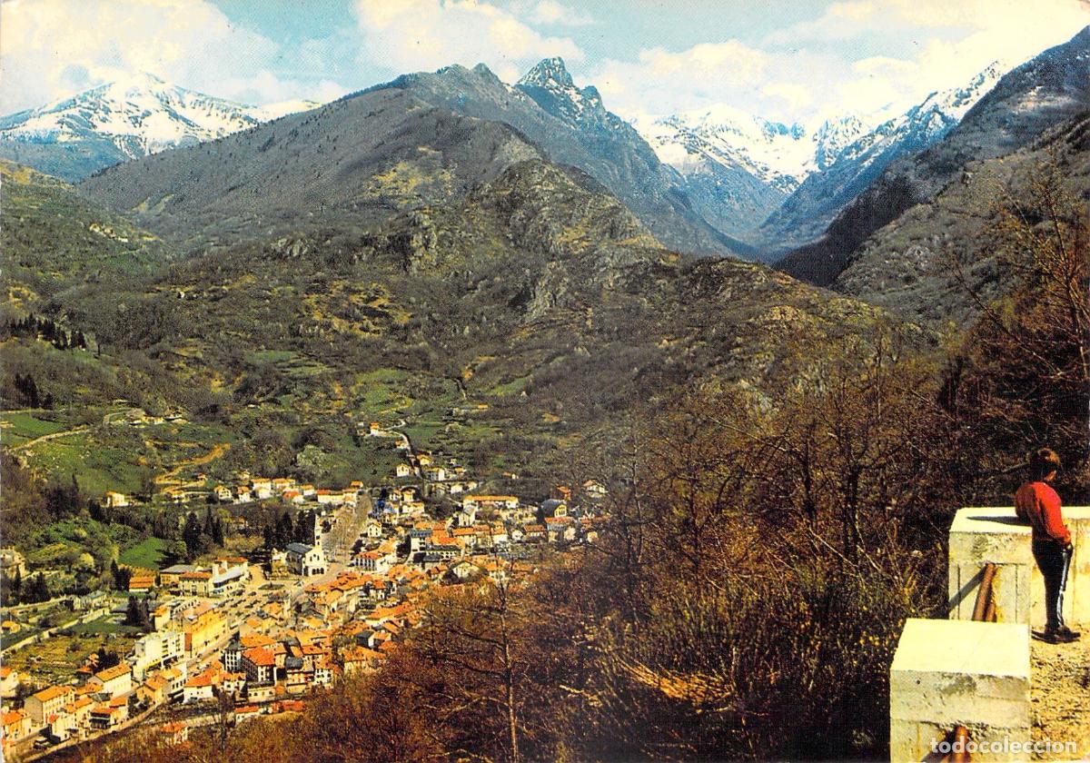 Postales: Postal de Ax-les-Thermes con Vista General y Dent d'Orlu