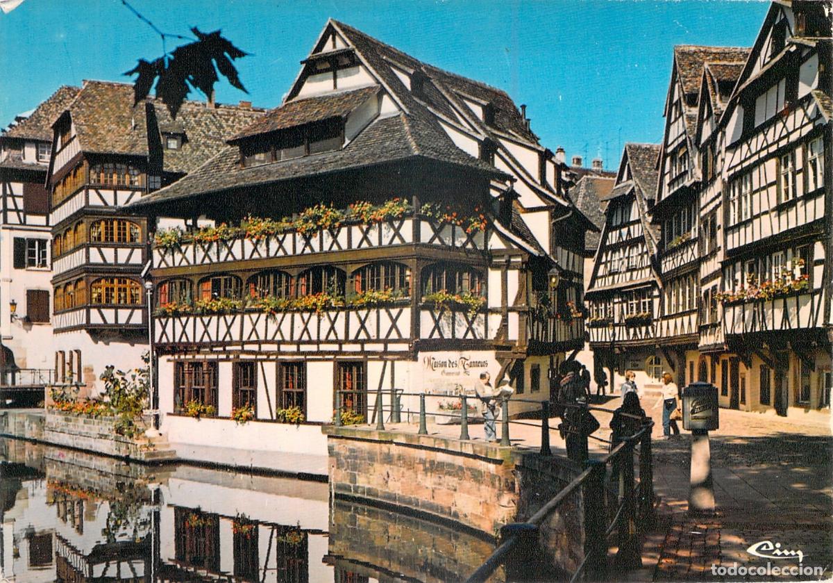 Postales: Postal de Estrasburgo La Petite France y Rue du Bain-aux-Plantes