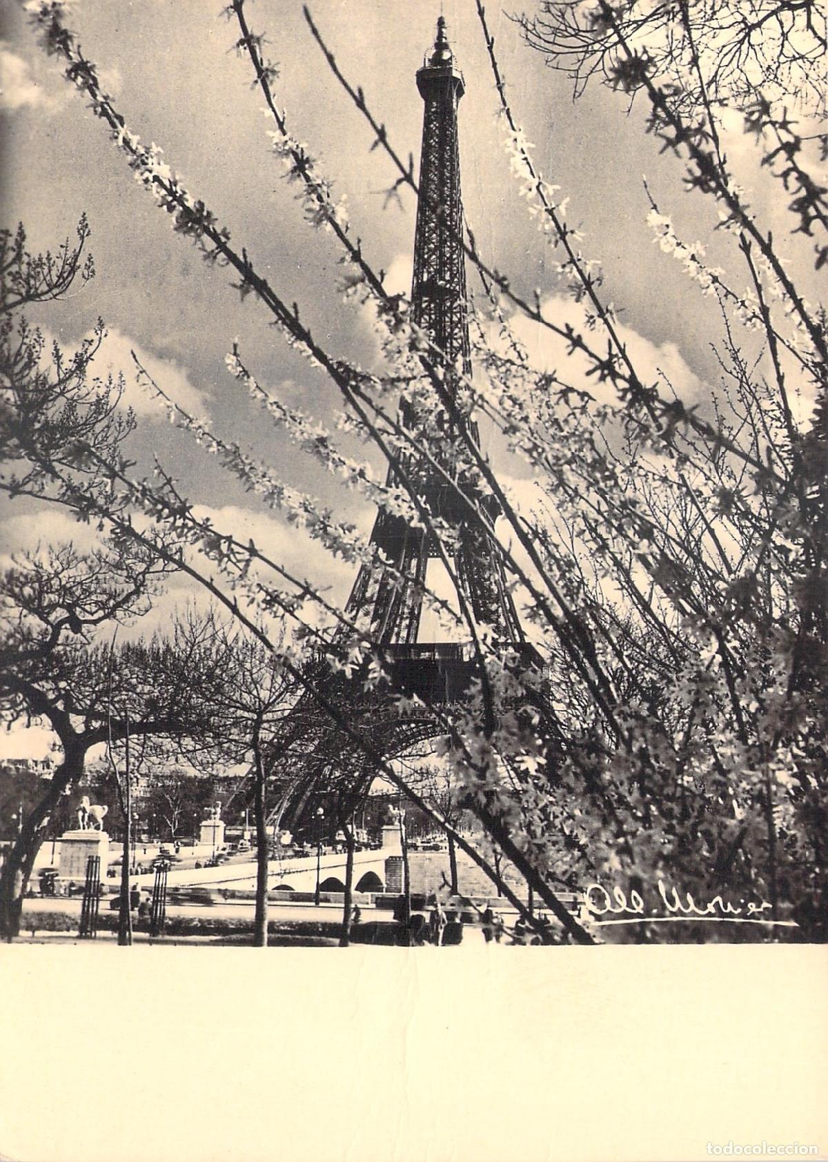 Postales: Postal de Par&iacute;s Torre Eiffel por Albert Monier