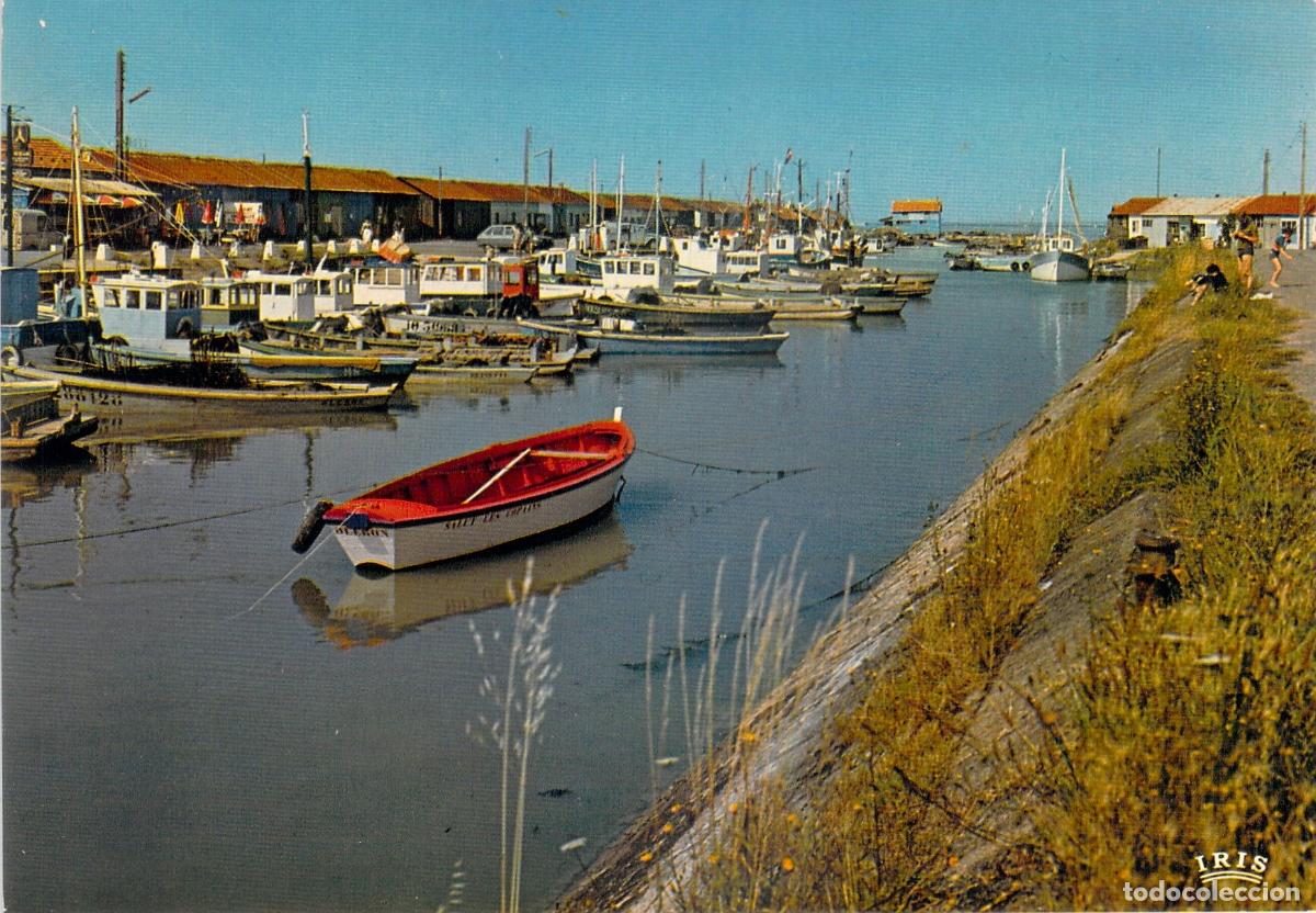 Postales: Postal del Puerto de Saint-Trojan en la &Icirc;le d'Ol&eacute;ron, Francia