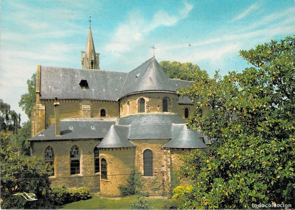 Postales: Postal de la Iglesia Notre-Dame-du-Pr&eacute; en Le Mans, Francia