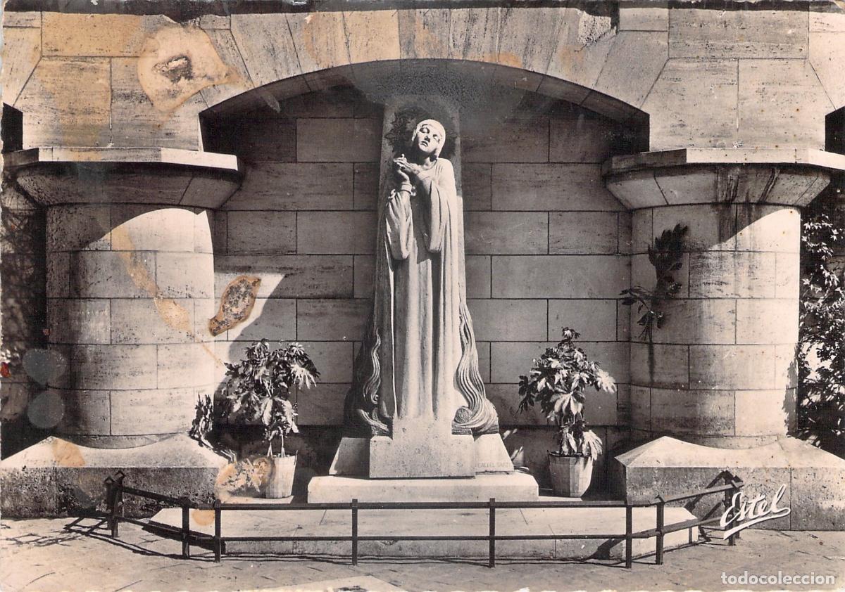 Postales: Postal Estatua de Juana de Arco en Rouen Monumento de R&eacute;al del Sarte