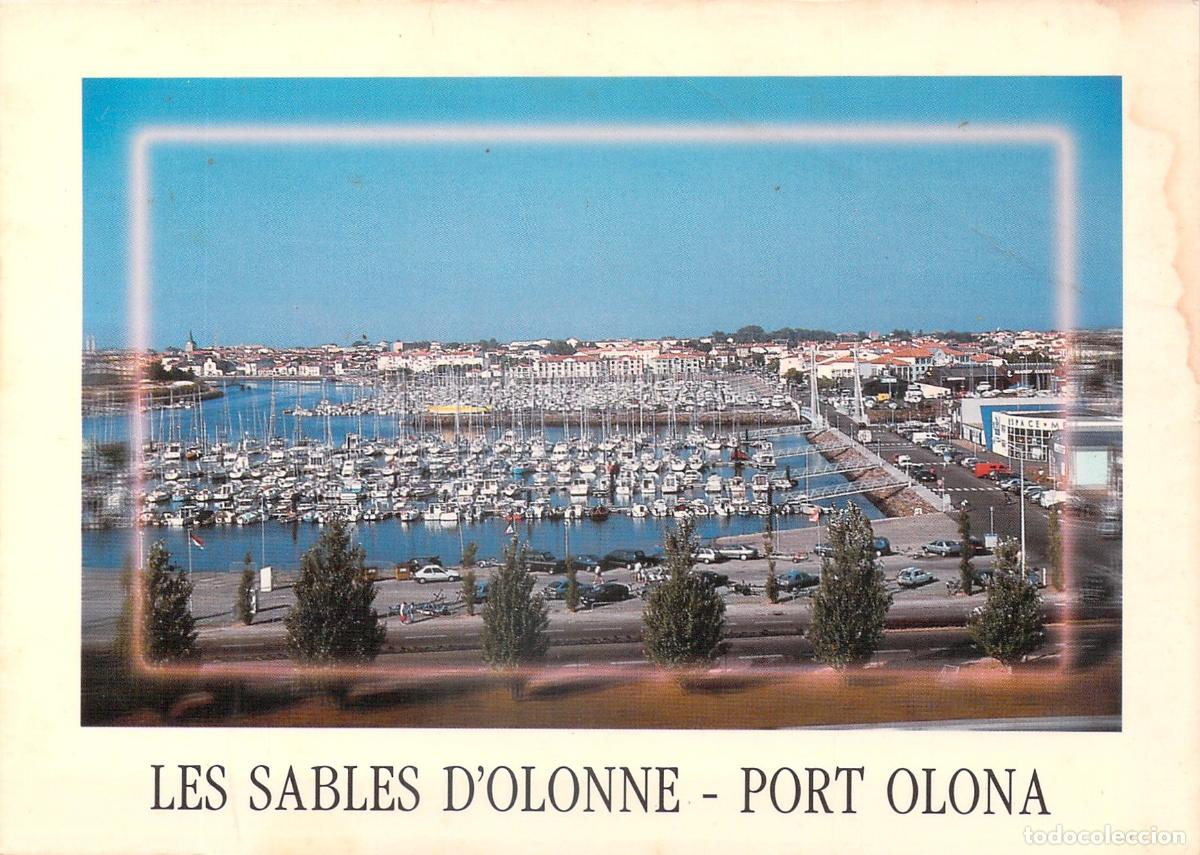 Cartes Postales: Postal de Les Sables d'Olonne - Vista de Port Olona y Embarcaciones