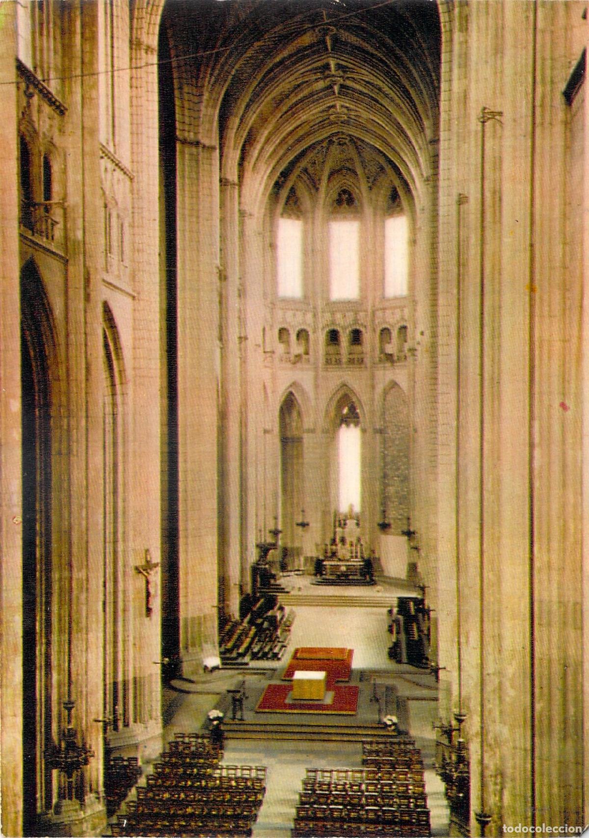 Postales: Postal del Interior de la Catedral de Nantes, Francia
