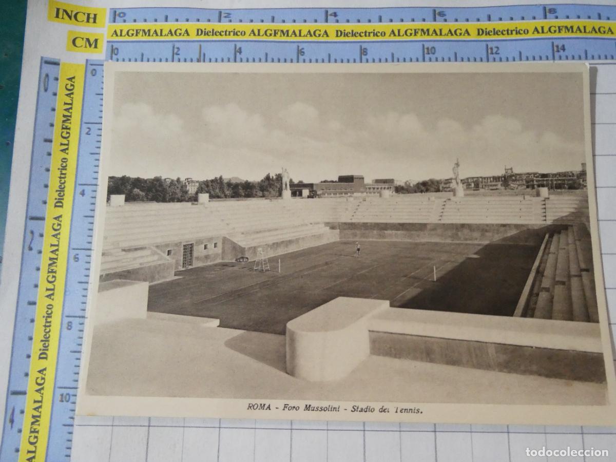 Postales: ANTIGUA POSTAL DE ITALIA. ROMA FORO MUSSOLINI PISTAS ESTADIO STADIO DE TENNIS TENIS. 2559
