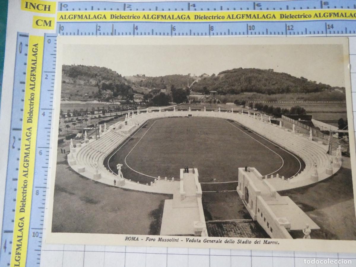 Postales: ANTIGUA POSTAL DE ITALIA. ROMA FORO MUSSOLINI STADIO DEI MARMI ESTADIO . 2564