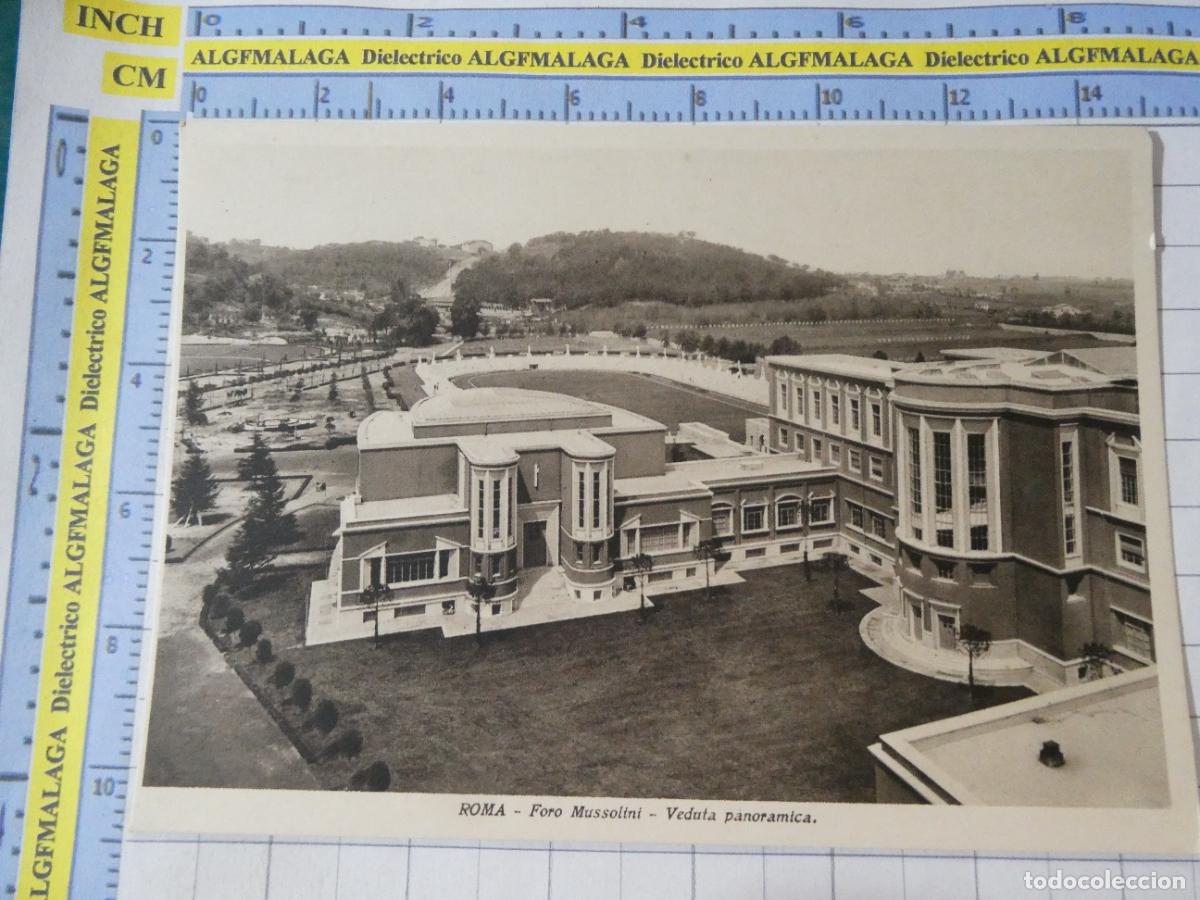 Postales: ANTIGUA POSTAL DE ITALIA. ROMA FORO MUSSOLINI STADIO PANOR&Aacute;MICA ESTADIO . 2566