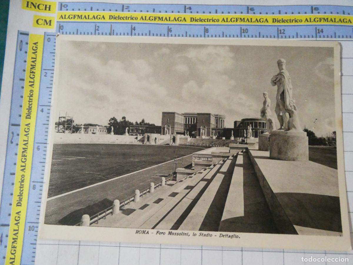 Postales: ANTIGUA POSTAL DE ITALIA. ROMA FORO MUSSOLINI STADIO PANOR&Aacute;MICA ESTADIO . 2567